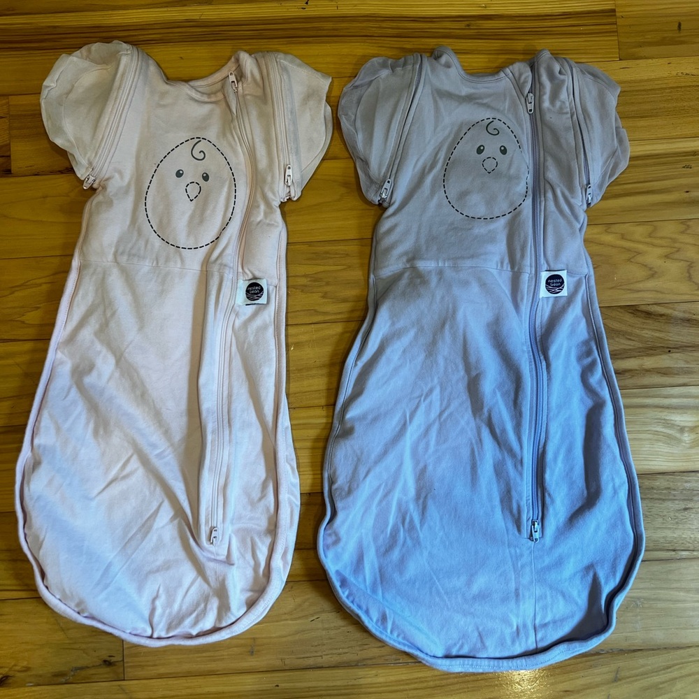 Nested Bean Zen One Swaddles- Set of 2